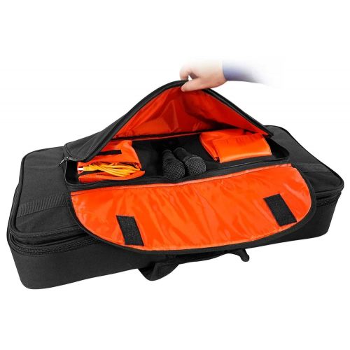  Rockville RDJB20 DJ Controller Travel Bag Carry Case For Numark N4NS6NS6II