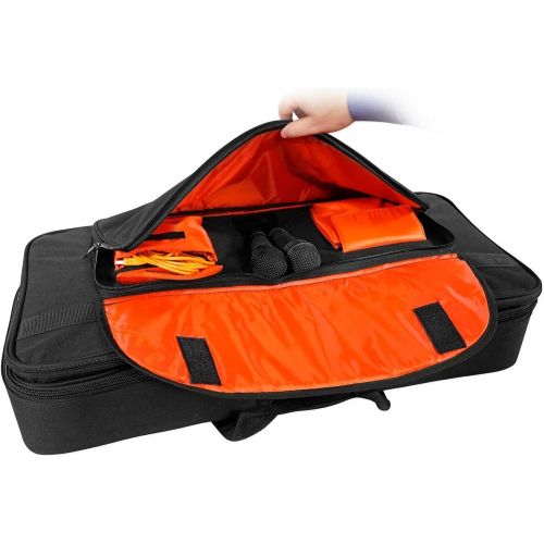  Rockville RDJB20 DJ Controller Travel Bag Carry Case For Gemini CDMP-7000