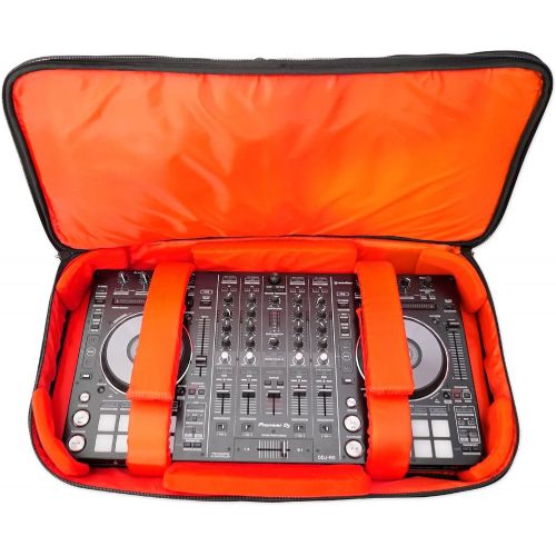  Rockville RDJB20 DJ Controller Travel Bag Carry Case For Gemini CDMP-7000