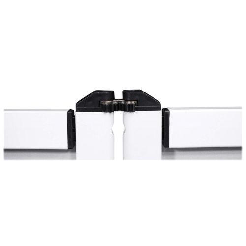  Rockville DJ Event Facade Light Metal Frame Booth+Bag+Black+2) Sets White Scrims