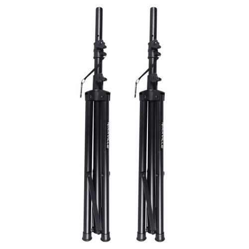  Rockville Dual 12 Powered Speakers, Bluetooth+Mic+Speaker Stands+Cables (RPG122K)