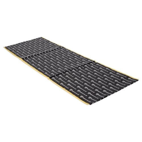  Rockville RM50RT-B Black Square feet Rockmat 50 SqFt Butyl Rubber Sound Deadener Material Bulk Car Kit