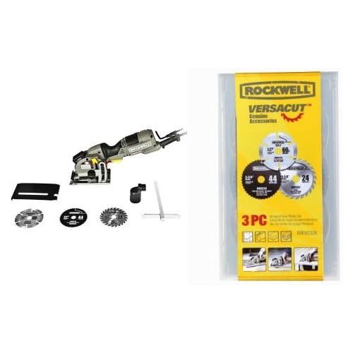  Rockwell RK3440K VersaCut Circular Saw with VersaCut 3-piece Circular Saw Blade Set