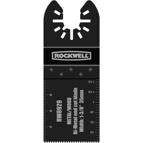  Rockwell RW8981K Sonicrafter Oscillating Multitool End Cut Blades with Universal Fit System, 6-Pack