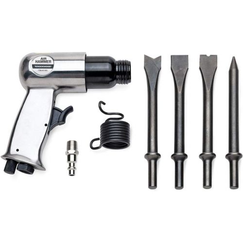  [아마존베스트]Rockwood Air Hammer 4 Chisel Set Kit Requires 4CFM