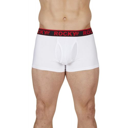 Rocky Mens Boxer Briefs 2 Pack - 3 Performance Underwear 4-Way Stretch