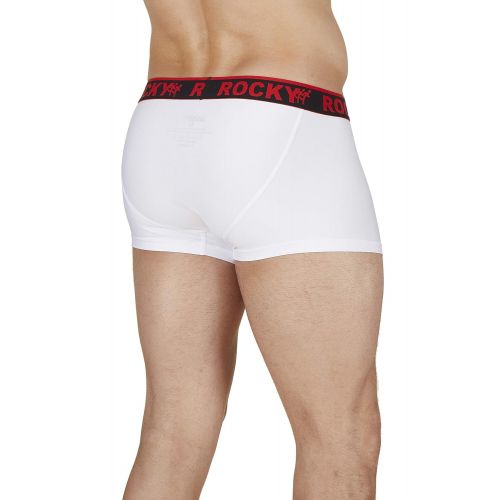  Rocky Mens Boxer Briefs 2 Pack - 3 Performance Underwear 4-Way Stretch