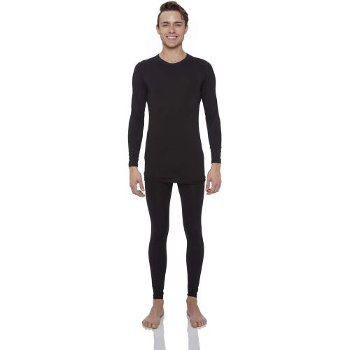  Rocky Thermal Underwear for Men Fleece Lined Thermals Mens Base Layer Long John Set