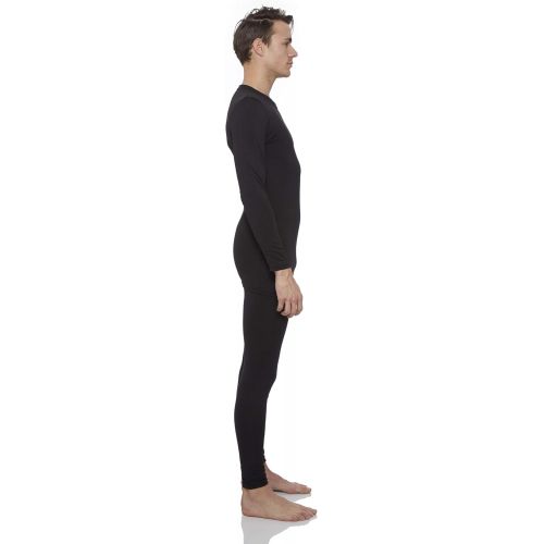  Rocky Thermal Underwear for Men Fleece Lined Thermals Mens Base Layer Long John Set