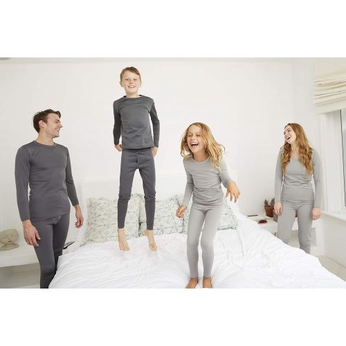  Rocky Thermal Underwear for Men Fleece Lined Thermals Mens Base Layer Long John Set