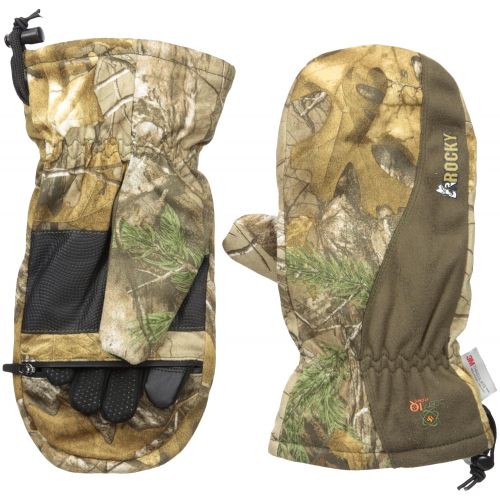  Rocky Mens Prohunter Insulated Zip Finger Hunting Mittens