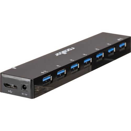  Rocstor Premium 7-Port USB 3.0 Hub with Fast-Charging Ports
