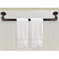 Rod Desyne Industrial Pipe Design Towel Bar, 30 inch, Bronze