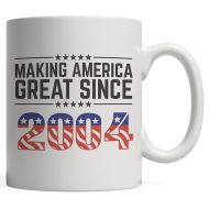 /RoddingShop Making America Great Since 2004 Mug - USA Patriotic Anniversary 14th Birthday Gift For Fourteen Years Old American Patriot Country!