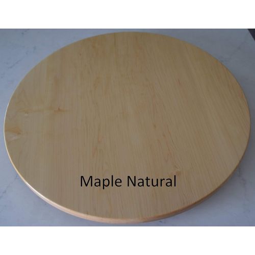  [아마존베스트]Rodney Hoffmann 22 inch Wooden Maple Lazy Susan with Natural Finish