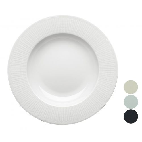  Roerstrand Swedish Grace Rim 10 Soup/Pasta Bowl Color: Snow