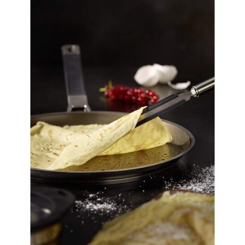  Roesle Stainless Steel Round-Handle Crepes Spreader, 7.1-inch