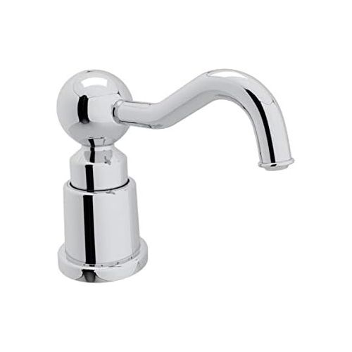  Rohl LS650CAPC Luxury Country SoapLotion Dispenser with 3-12-Inch Reach and One Touch System, Polished Chrome