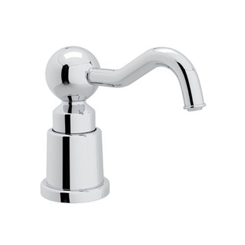  Rohl LS650CAPC Luxury Country SoapLotion Dispenser with 3-12-Inch Reach and One Touch System, Polished Chrome