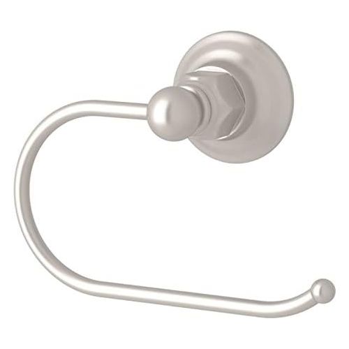  Rohl ROT8STN Country Bath Hook Toilet Paper Holder in Satin Nickel