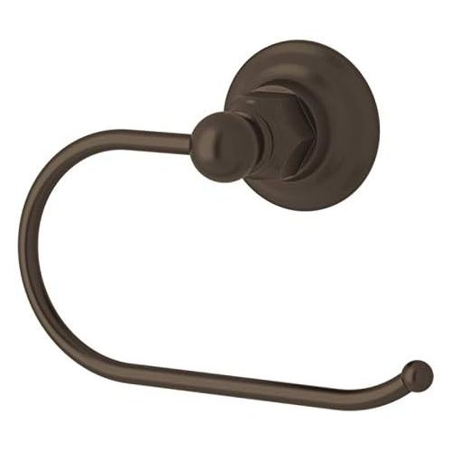  Rohl ROT8STN Country Bath Hook Toilet Paper Holder in Satin Nickel