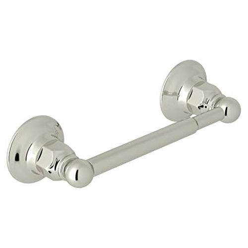  Rohl ROT18PN Country Bath Single Spring Loaded Toilet Paper Holder in Polished Nickel