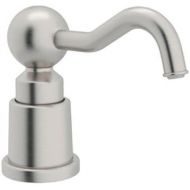 Rohl LS650CSTN Luxury Country SoapLotion Dispenser with 3-12-Inch Reach and One Touch System, Satin Nickel