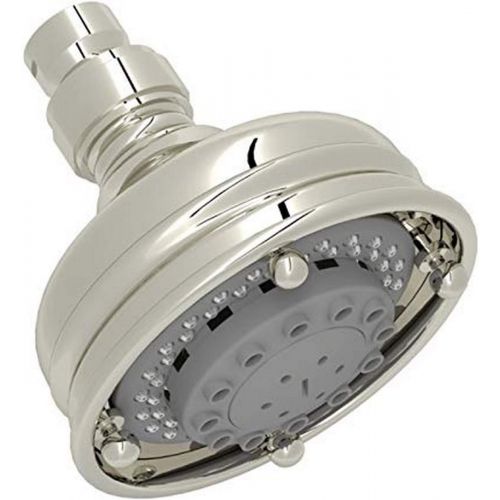  Rohl 10858PN 4-Inch Three Function Diameter Santena Five Jet Shower Rose Showerhead, Polished Nickel