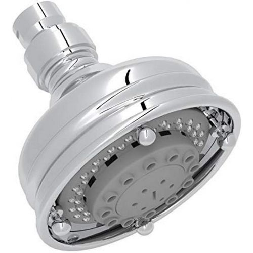  Rohl 10858PN 4-Inch Three Function Diameter Santena Five Jet Shower Rose Showerhead, Polished Nickel