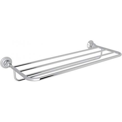  Rohl ROT10PN 23-12-Inch W by 11-Inch D Country Bath Hotel Style Towel Rack in Polished Nickel