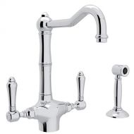 Rohl A1679LMWSAPC-2 KITCHEN FAUCETS, 8.9-in L x 8.7-in W x 11.5-in H, Polished Chrome