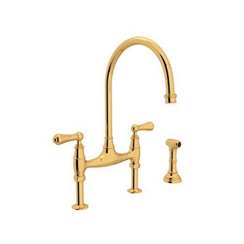  Rohl ROHL U.4719L-EG-2 KITCHEN FAUCETS, 3.75 x 26.50 x 17.00 inches, English Gold