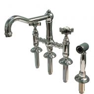 Rohl ROHL A1458XWSAPC-2 KITCHEN FAUCETS 1.5 GALLON PER MINUTE Polished Chrome