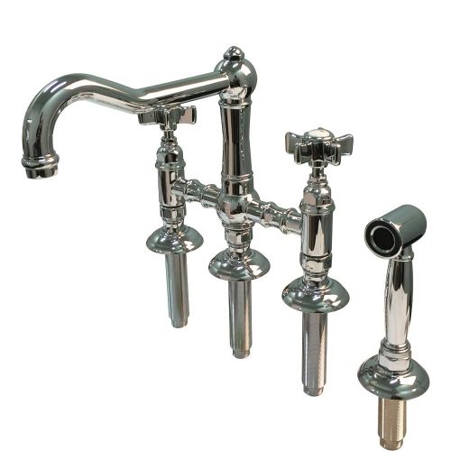  Rohl ROHL A1458XWSAPC-2 KITCHEN FAUCETS 1.5 GALLON PER MINUTE Polished Chrome