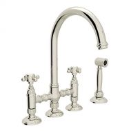 Rohl ROHL A1461XMWSPN-2 KITCHEN FAUCETS 4.75 x 17.00 x 11.00 inches Polished Nickel
