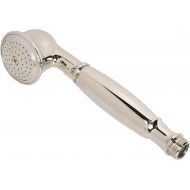 Rohl 1105/8PN Palladian Antica Single Function Handshower with Metal Handle Insert and Flow Restrictor, Polished Nickel