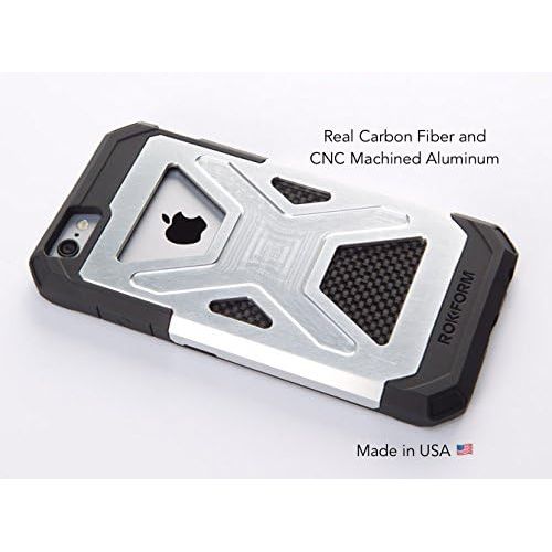  Rokform Fuzion iPhone 66s Aluminum & Carbon Fiber Dual Layer Protective Case. Made in USA (Gun Metal Anodized AL)