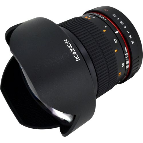  [아마존베스트]Rokinon FE14M-C 14mm F2.8 Ultra Wide Lens for Canon (Black)