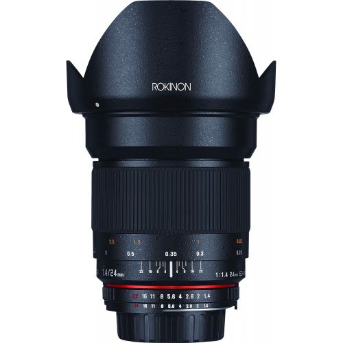  Rokinon RK24M-FX 24mm F1.4 Aspherical Lens for Fujifilm X-Mount Cameras