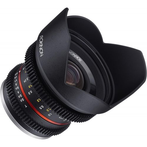  Rokinon Cine CV12M-FX 12mm T2.2 Cine Lens for Fujifilm X-Mount Cameras