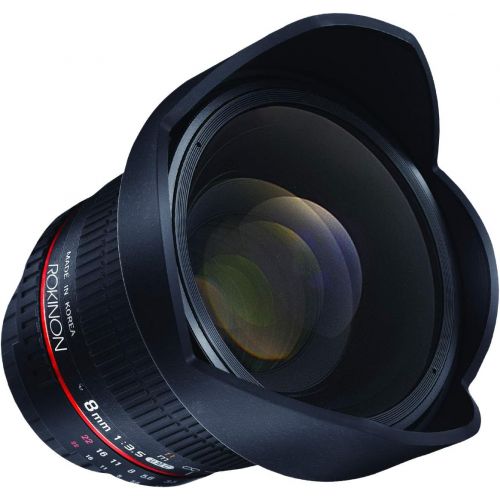  Rokinon HD8M-FX HD 8mm F3.5 Fisheye Lens for Fujifilm X-Mount Cameras