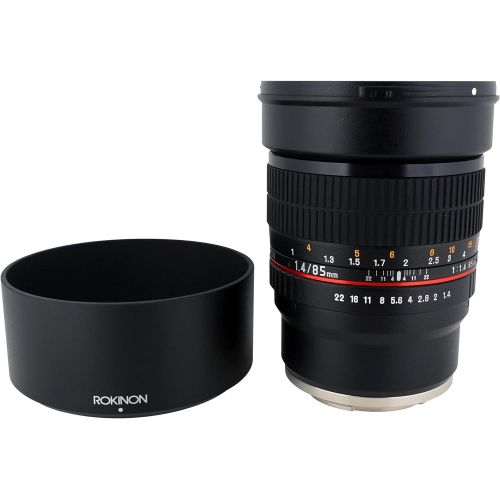  Rokinon 85M-FX 85mm F1.4 Ultra Wide Fixed Lens for Fujifilm X-Mount Cameras