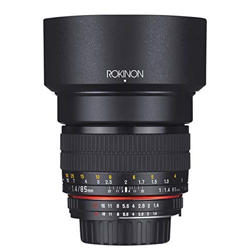  Rokinon 85M-P 85mm f/1.4 Aspherical Lens for Pentax (Black)