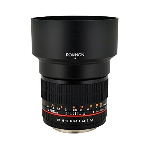  Rokinon 85MAF-N 85mm F1.4 Aspherical Lens for Nikon with Automatic Chip (Black)