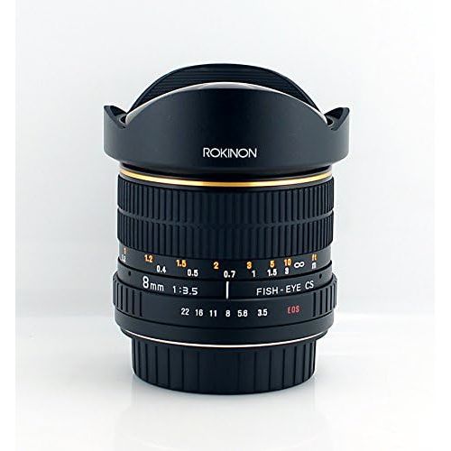  Rokinon FE8M-N 8mm F3.5 Fisheye Fixed Lens for Nikon (Black)