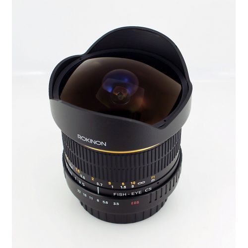  Rokinon FE8M-N 8mm F3.5 Fisheye Fixed Lens for Nikon (Black)