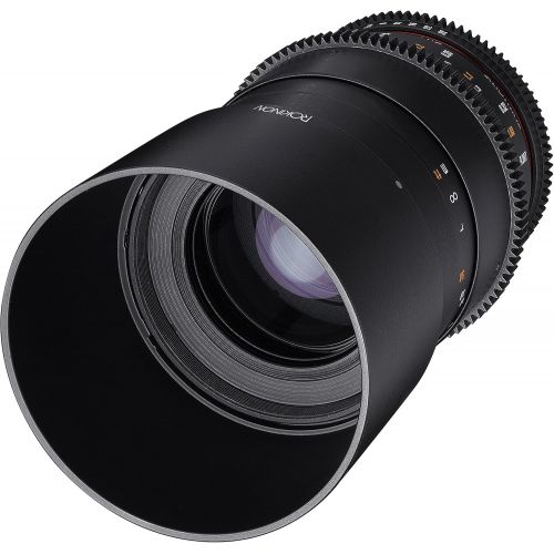  Rokinon Cine DS 100mm T3.1 ED UMC Full Frame Telephoto Macro Cine Lens for Nikon Digital SLR Cameras