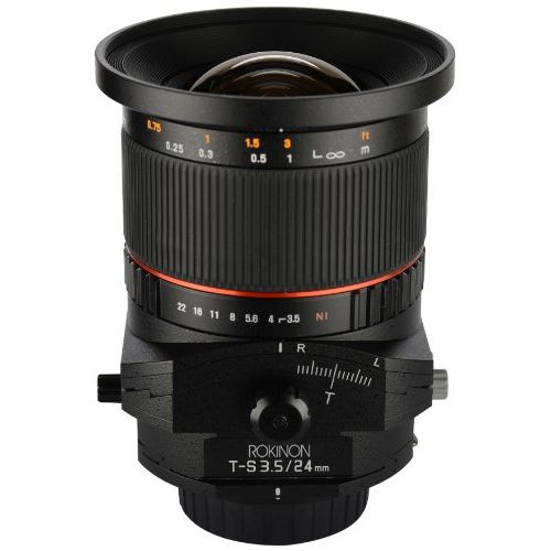  Rokinon TSL24M-N 24mm f/3.5 Tilt Shift Lens for Nikon