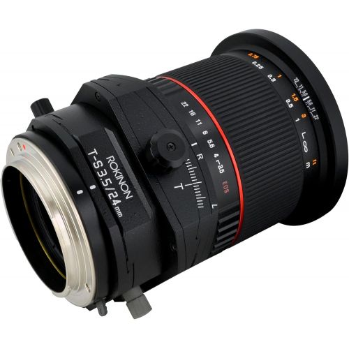  Rokinon TSL24M-N 24mm f/3.5 Tilt Shift Lens for Nikon