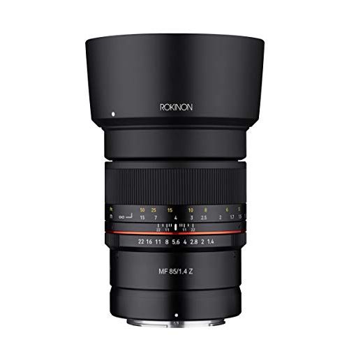  Rokinon 85mm F1.4 Weather Sealed High Speed Telepoto Lens for Nikon Z Mirrorless Cameras